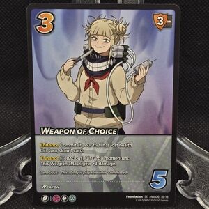 My Hero Academia Weapon of Choice Card 18/18